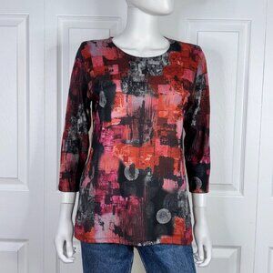 JULIA DIVINA women's 3/4 sleeve sweater small